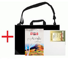 Artist bag uten tillegg i prisen. Vi gir med en veske til alle startsett uten tillegg i prisen.